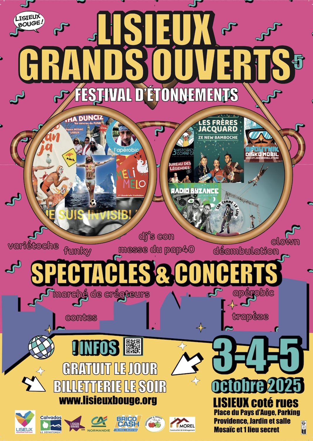 Affiche Lisieux Grands Ouverts 2025