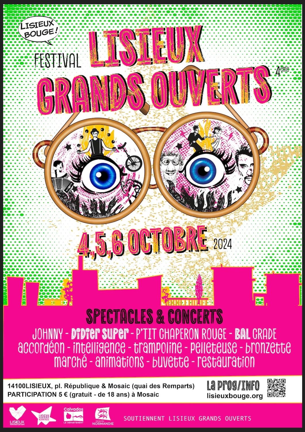 Affiche Lisieux Grands Ouverts 2024