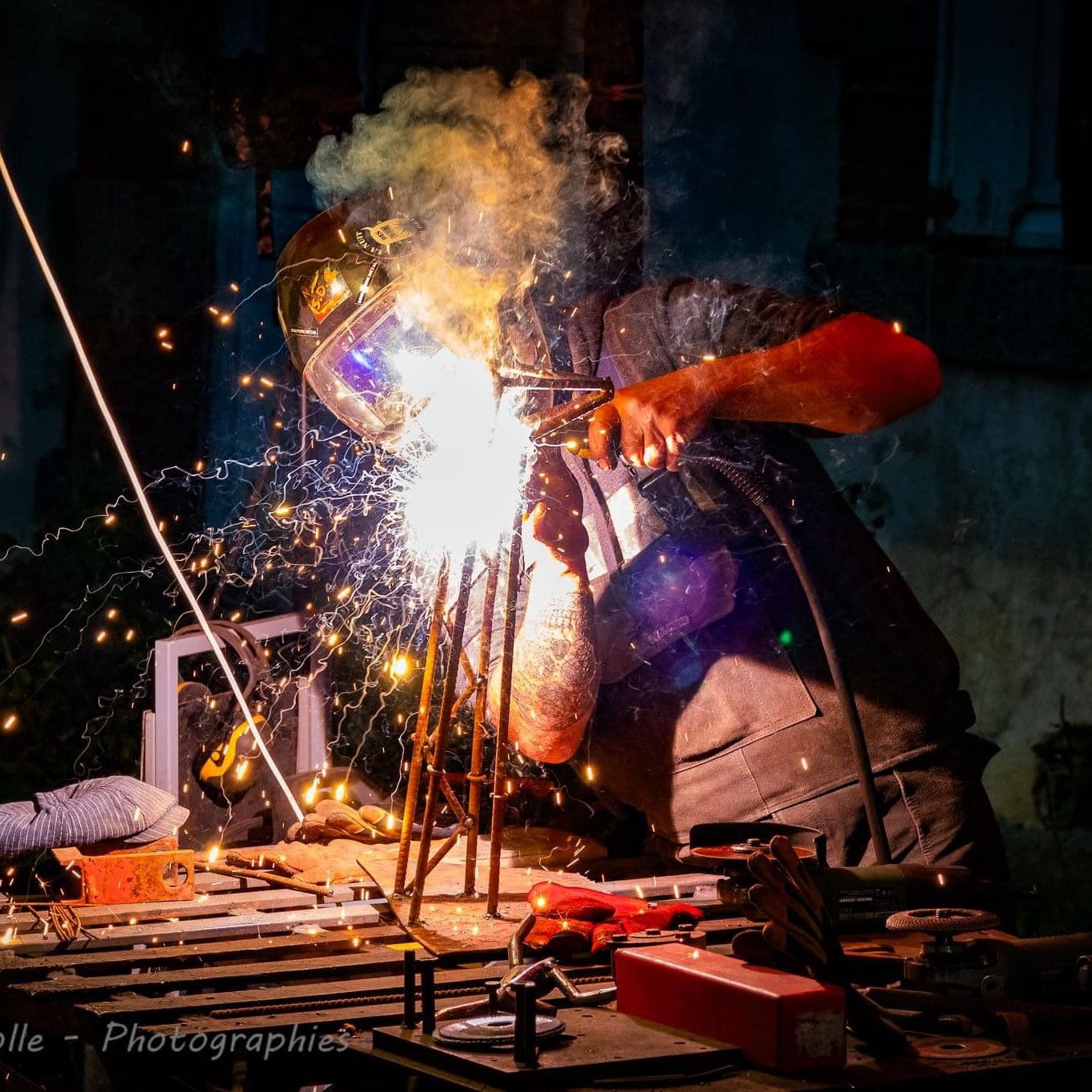 artiste soudeur à Rose Métal le 6 juin 2026