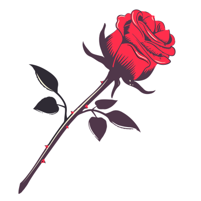 Affiche Rose Métal 2022 concerts rock et performance de soudeurs Lisieux